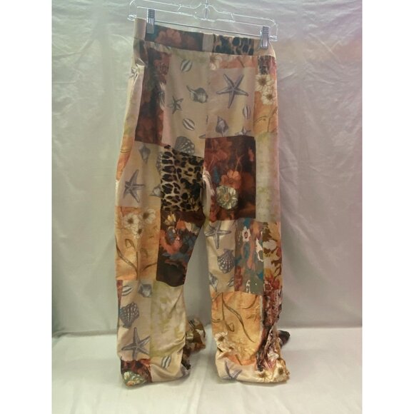 Goodtime USA Size 3X Shells, Animal Print, Floral Scrunch bottom Pants - Picture 2 of 4